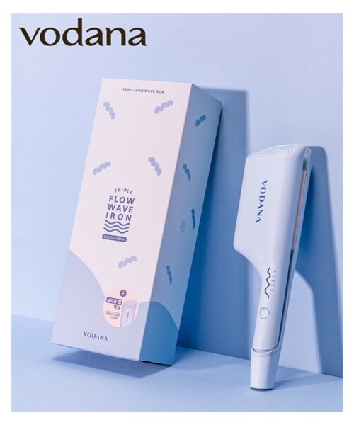 VODANA トリプルフローウェーブアイロン 40mm VODANA(ボダナ)】トリプルフローウェーブアイロン40mm(TRIPLE FLOW