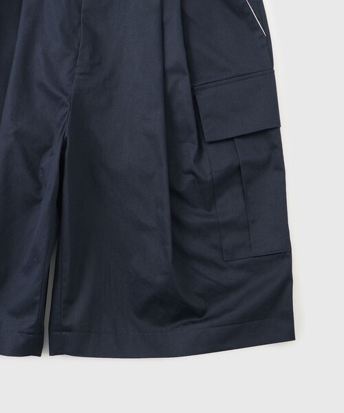 ADAM ET ROPE'（アダムエロペ）の「【CAMIEL FORTGENS/カミエル フォートヘンス】CARGO SHORTS COTTON SUITING（スラックス・メンズ・ダークブラウン/ネイビー・S/XS）」の12枚目の写真