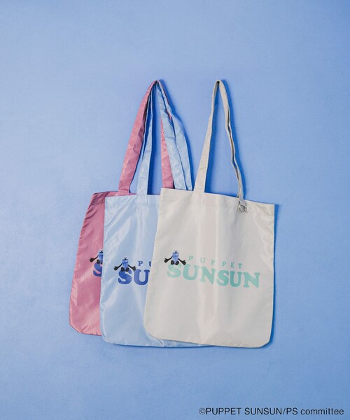 SENSE OF PLACE by URBAN RESEARCH(センスオブプレイスバイアーバンリサーチ)の「『別注』SUNSUN×SENSE OF PLACE トートバッグ(トートバッグ・レディース・GRAY/BLUE/PINK・One)」の11枚目の写真