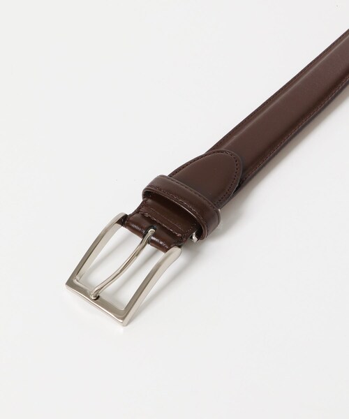 URBAN RESEARCH DOORS（アーバンリサーチドアーズ）の「LIFE STYLE TAILOR　水染めアニリンレザーベルト（ベルト・メンズ・D-BROWN/BLACK・FREE）」の7枚目の写真
