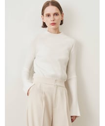ELENDEEK | HIGHT NECK RIB BELL S KT(ニット/セーター)