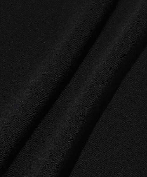 ADAM ET ROPE'（アダムエロペ）の「【ATON/エイトン】AGING FRESCA PLATE LOOSE FIT T-SHIRT（Tシャツ/カットソー・メンズ・ブラック系・4/6）」の11枚目の写真