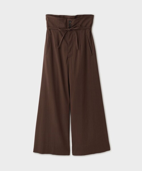 ROPE'（ロペ）の「【一部店舗限定】【REALM（レルム）】HIGH WAIST PANTS｜ウエスト2WAYパンツ　26SS（その他パンツ・レディース・カーキ/ダークブラウン・36/38/40）」の8枚目の写真