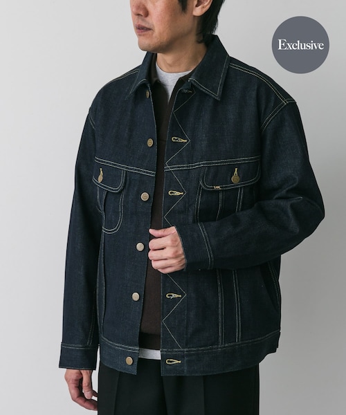 URBAN RESEARCH DOORS（アーバンリサーチドアーズ）の「『別注』Lee101×DOORS　JACKET（デニムジャケット・メンズ・DARK USED/RIGID/ONE WASH/LIGHT USED・38/40/42）」の2枚目の写真