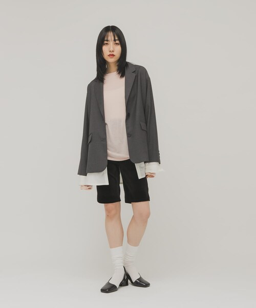 KBF（ケイビーエフ）の「スクエアトゥアシンメトリーパンプス（パンプス・レディース・CAMEL/BLACK・36/37/38）」の7枚目の写真