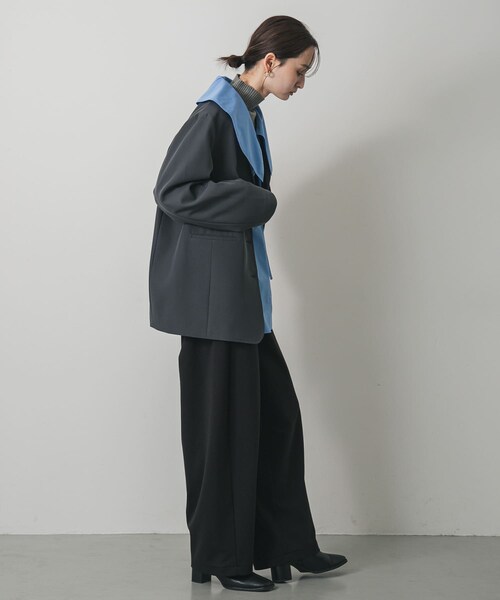 SENSE OF PLACE by URBAN RESEARCH（センスオブプレイスバイアーバンリサーチ）の「ワンポイントシシュウスウェットパンツ（スウェットパンツ・レディース・GRAY/BLACK・S/M）」の16枚目の写真