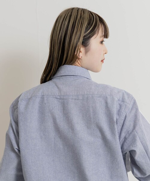 THE GOODLAND MARKET（ザグッドランドマーケット）の「SREU　SREU-Transposed Shirts（シャツ/ブラウス・レディース・BLUxWT2/WTxST 1/WTxST 2/BLUxWT1・2）」の9枚目の写真