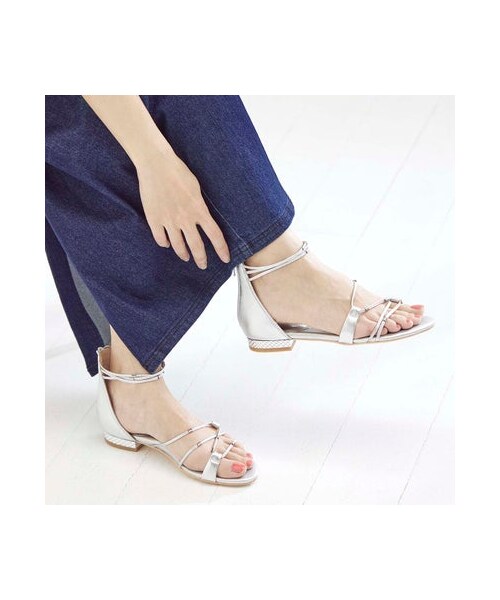 Mode et Jacomo（モードエジャコモ）の「モード エ ジャコモ MODE ET JACOMO アンクルストラップサンダル (ブラウンスエード)（サンダル・レディース・SV/BLS/BRS/GRS・220/22cm/225/22.5cm/230/23cm/235/23.5cm/240/24cm/245/24.5cm）」の22枚目の写真