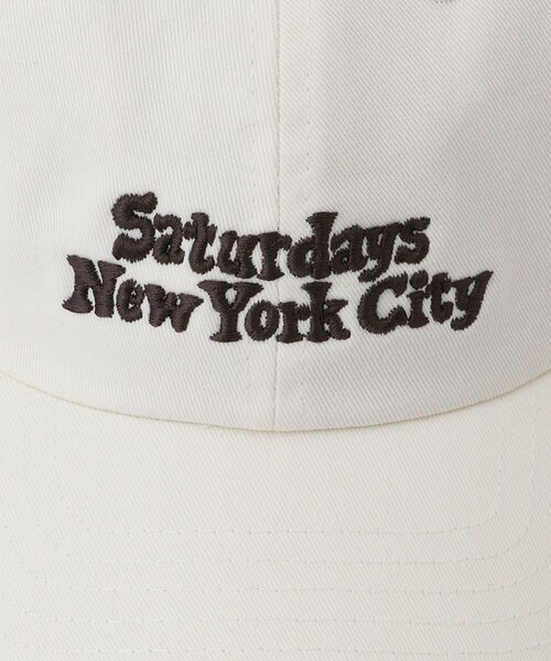 Saturdays NYC（サタデーズ ニューヨークシティ ）の「Chocomoo x Saturdays NYC Cap（キャップ・レディース・チャコール/ホワイト/グリーン/サックス・F）」の14枚目の写真