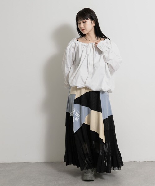 THE GOODLAND MARKET（ザグッドランドマーケット）の「77circa　make width adjustable wide shirt（シャツ/ブラウス・レディース・white1/white2/white3・one）」の10枚目の写真