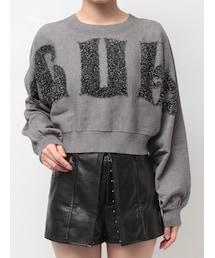 GYDA | FLUKE インターシャラメニット 2WAYトップス(ニット/セーター)