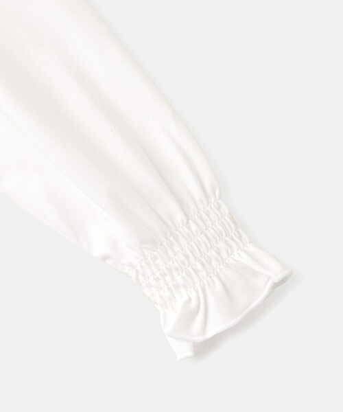 ROPE' PICNIC（ロペピクニック）の「【KIDS/キッズ】スタンドフリルシャーリングカットソー/セレモニー対応（Tシャツ/カットソー・キッズ・オフホワイト・110/120/130/140/150）」の11枚目の写真