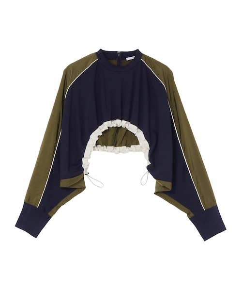 UN3D.（アンスリード）の「FRONT BACK DOCKING TOP（その他トップス・レディース・ブラック/ミックス・F）」の2枚目の写真