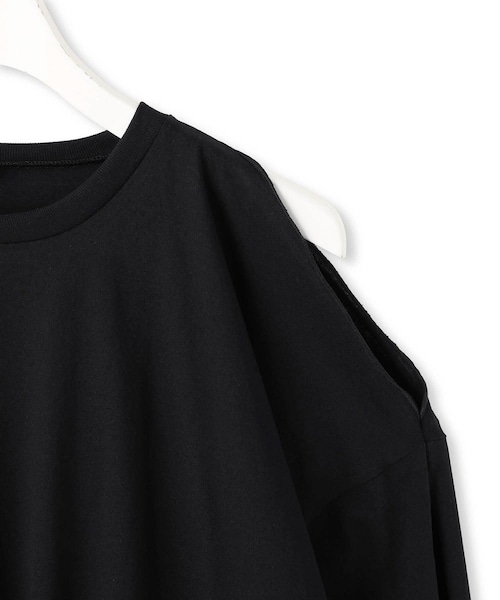 ADAM ET ROPE'(アダムエロペ)の「【Baserange(ベースレンジ)】別注 Pin Long Sleeves(Tシャツ/カットソー・レディース・ブラック/ホワイト・S)」の13枚目の写真