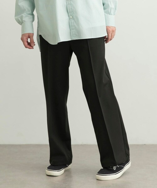 URBAN RESEARCH（アーバンリサーチ）の「『一部WEB限定カラー』UR iD　SEMI FLARE JERSEY PANTS（その他パンツ・メンズ・GOLD/NAVY/PURPLE/LIME GREEN/BLACK/GRAY/RED/SEA GREEN/ROYAL・M/L）」の12枚目の写真