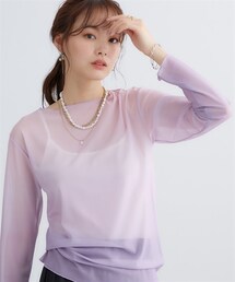 miclat | 大きいサイズ　シアーグラデーションインナー　miclat(Tシャツ/カットソー)