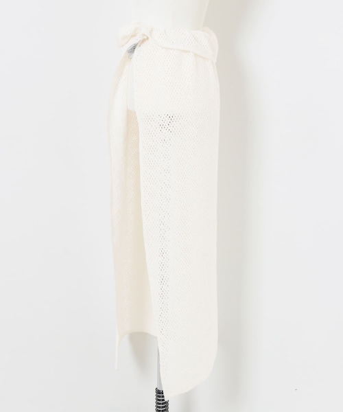 URBAN RESEARCH（アーバンリサーチ）の「インドコットンレースストール（スカート・レディース・BLACK/OFF・FREE）」の7枚目の写真