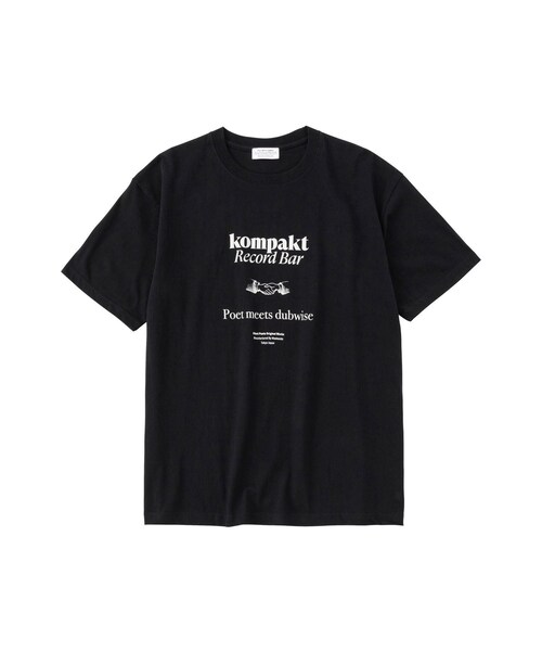 bonjour records(ボンジュールレコーズ)の「POET MEETS DUBWISE/ポエトミーツダブワイズ KOMPAKTRECORD BAR+PMD T-Shirt(Tシャツ/カットソー・レディース・ブラック/ホワイト・L/M/XL)」の4枚目の写真
