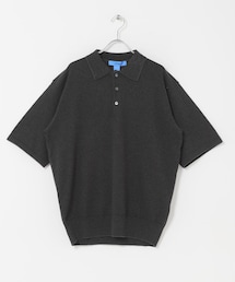 URBAN RESEARCH DOORS | FORK&SPOON　ボーダーショートスリーブニットポロ(ニット/セーター)