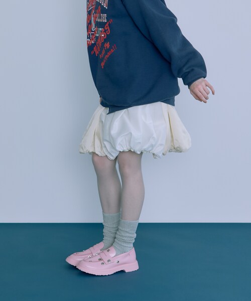 THE GOODLAND MARKET（ザグッドランドマーケット）の「77circa　2fabric 2way balloon SK（スカート・レディース・white/black・one）」の3枚目の写真