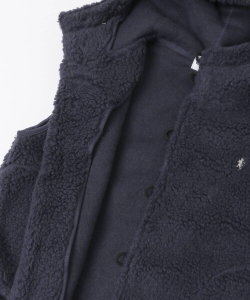 URBAN RESEARCH DOORS（アーバンリサーチドアーズ）の「GYMPHLEX　BOA HOODED SHORT VEST（ベスト・レディース・OYSTER/TAUPE/NAVY・14）」の10枚目の写真