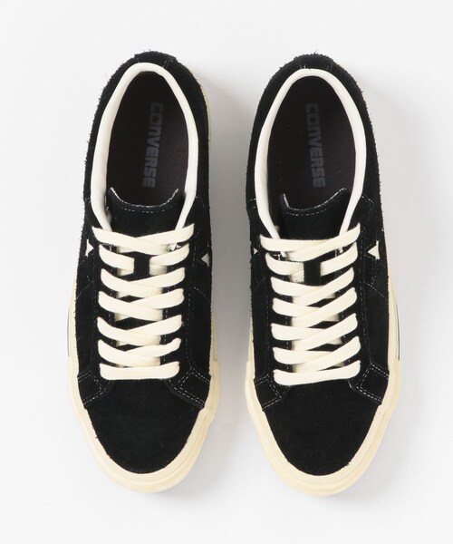 SENSE OF PLACE by URBAN RESEARCH(センスオブプレイスバイアーバンリサーチ)の「CONVERSE ONE STAR AGED SUEDE AG(スニーカー・メンズ・BLACK/BURGUNDY・26/27/28)」の5枚目の写真