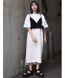 MURUA | BIGスリーブカットワンピース(ワンピース)