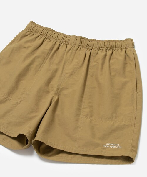 Saturdays NYC（サタデーズ ニューヨークシティ ）の「Talley Swim Short（水着・メンズ・キャメル/ブルー・L/M/S/XL/XS）」の21枚目の写真