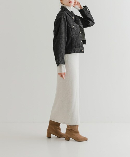 URBAN RESEARCH ROSSO（アーバンリサーチロッソ）の「『別注』Lee101 ×ROSSO　 SHORT JACKET（デニムジャケット・レディース・BLKONEWASH・Short）」の8枚目の写真