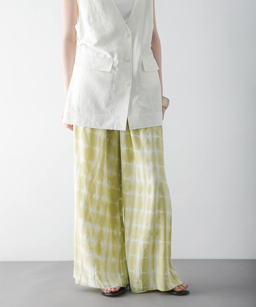 URBAN RESEARCH（アーバンリサーチ）の「『一部別注カラー』LUSANA　CICI PANTS（その他パンツ・レディース・DAUN/P TIE DYE/別注H NAVY・S/M）」の20枚目の写真