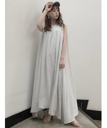 dazzlin | ランダムドットボリュームワンピース(ワンピース)