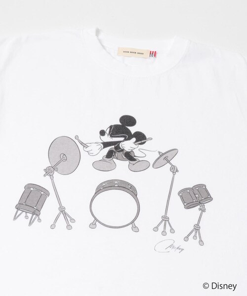 KBF（ケイビーエフ）の「GOOD ROCK SPEED / MickeyMouse / T-shirts（Tシャツ/カットソー・レディース・WHITE・Free）」の6枚目の写真
