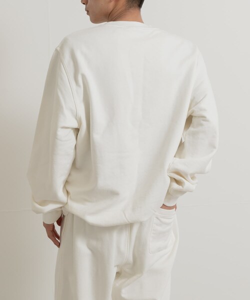 THE GOODLAND MARKET（ザグッドランドマーケット）の「Western Hydrodynamic Research　WORKER SWEAT CREW（スウェット・メンズ・15IVORY/40NAVY/01BLACK・M/XL）」の10枚目の写真