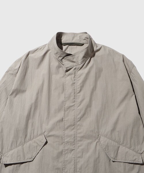 ADAM ET ROPE'（アダムエロペ）の「ナイロンタッサー ショートモッズコート（モッズコート・メンズ・ブラック/グレー・L/M）」の6枚目の写真