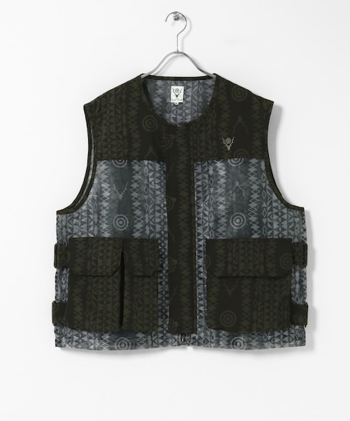 URBAN RESEARCH(アーバンリサーチ)の「South2 West8 Armor Vest(ベスト・メンズ・Native S&T/Camo・M)」の1枚目の写真