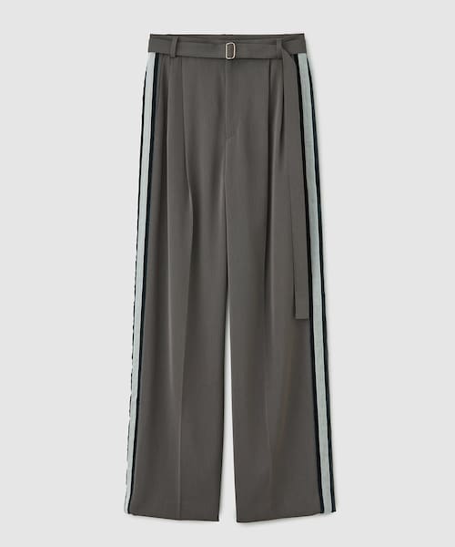 ROPE'(ロペ)の「サイドラインストレッチパンツ(その他パンツ・レディース・グレー/オフホワイト・36/38)」の10枚目の写真