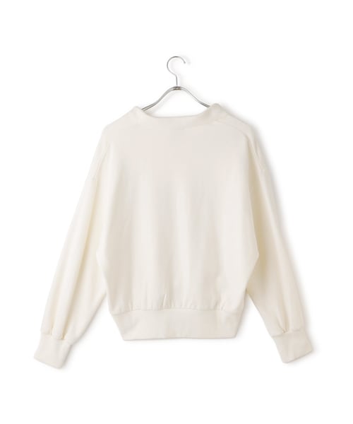 VIS（ビス）の「【umbro】VIS別注ユニフォームスウェット（スウェット・レディース・ライトグレー/オフホワイト/ネイビー・F）」の14枚目の写真