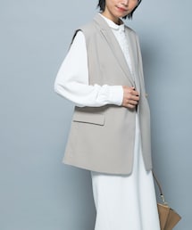 URBAN RESEARCH ROSSO WOMEN | 防シワシャンブレーツイルダブルジレ(ベスト)