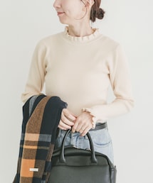 ITEMS URBANRESEARCH | フリルリブニット(ニット/セーター)