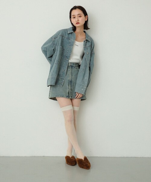 SENSE OF PLACE by URBAN RESEARCH（センスオブプレイスバイアーバンリサーチ）の「プレートピグメントタンクトップ（タンクトップ・レディース・PINK/OFF WHITE/GRAY・COMPACT/one）」の12枚目の写真