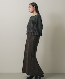 SENSE OF PLACE by URBAN RESEARCH | ダブルジップフリルニットカーデ(ニット/セーター)