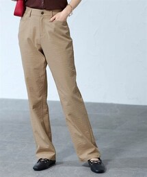 nissen | サラチノストレッチストレートパンツ(吸汗速乾・接触冷感・UVカット)(選べる２レングス)＜大きいサイズ有＞(パンツ)