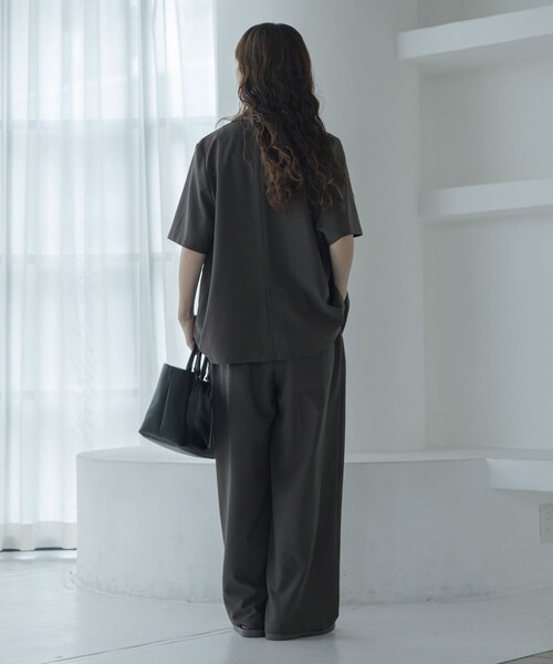 URBAN RESEARCH Sonny Label（アーバンリサーチサニーレーベル）の「ハイスペジャケットパンツセットアップ（セットアップ・レディース・オフ/チャコール・Free）」の20枚目の写真