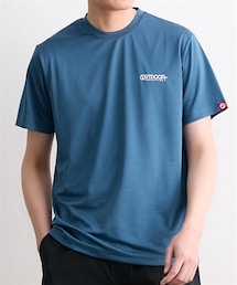 nissen | DRYメッシュ胸ロゴ刺しゅう半袖Tシャツ　アウトドアプロダクツ(Tシャツ/カットソー)