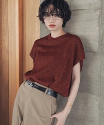 URBAN RESEARCH DOORS | 『洗濯可/UVカット』『UR TECH』Aircareフレンチニットプルオーバー(その他トップス)