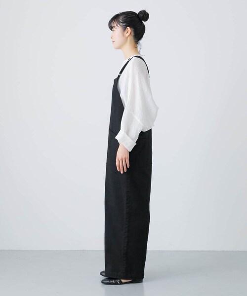 かぐれ（カグレ）の「バッククロスサロペット（サロペット/オーバーオール・レディース・OFF/INDIGO/BLACK・FREE）」の20枚目の写真