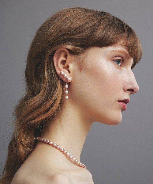 ROPE'（ロペ）の「【WEB限定】【les bonbon (ル ボンボン)】cocoon pearl necklace PK（ネックレス・レディース・ピンク・F）」の8枚目の写真