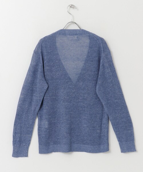 URBAN RESEARCH Sonny Label（アーバンリサーチサニーレーベル）の「トップカラーリネンカーディガン∴（カーディガン/ボレロ・メンズ・オレンジ/グレー/ブルー/グリーン・M/L）」の16枚目の写真