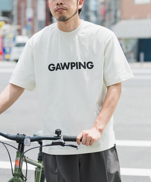 EKAL（エカル）の「『UR TECH ひやサラクール』 GAWPING T-SHIRTS（Tシャツ/カットソー・メンズ・オフホワイト/ブラック・M/L）」の10枚目の写真