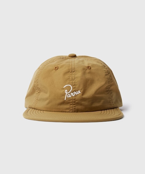 ADAM ET ROPE'（アダムエロペ）の「【by Parra/バイ・パラ】  Signature 6 panel hat（キャップ・メンズ・ホワイト/ダークブラウン/ネイビー系・F）」の2枚目の写真